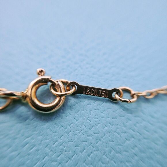 Tiffany & Co. Paloma Picasso Signature X Graffiti Diamond 18k PT950 Necklace - Picture 4 of 8